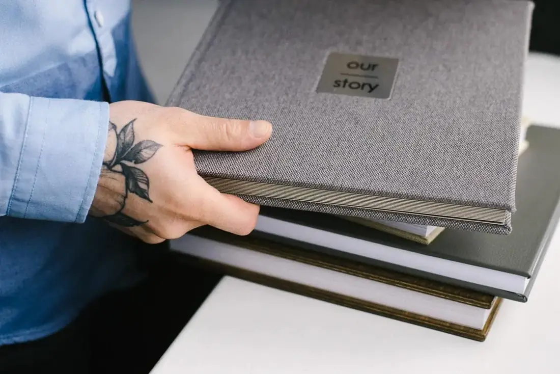 Fine art linen photobook cover