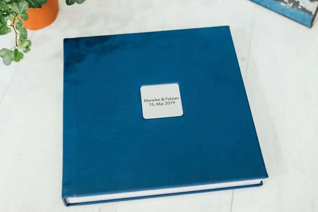 Textile photobook cover